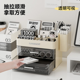  SUNWOOD/三木 抽屉式 桌面收纳盒