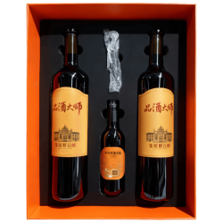 张裕 干红葡萄酒 品酒大师Plus礼盒 赠橡木桶精酿