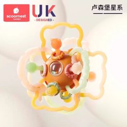 科巢 婴儿硅胶曼哈顿手抓球