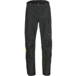 GORE WEAR Glidewheel GORE-TEX 男式长裤, 黑色/霓虹黄
