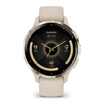 GARMIN 佳明 Venu3/3S运动手表智能腕表GPS定位WIFI检测跑步支付触屏手表 Venu3S 耀沙金