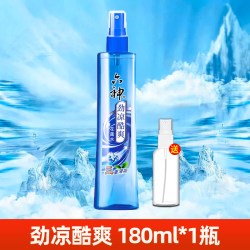 六神 Liushen 六神 劲凉酷爽喷雾 套餐5124 驱虫用品 180ml*1瓶+喷雾瓶