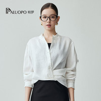 PALUOPO/帕罗 亚麻材质 女士衬衫 S