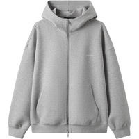 gxgjeans 连帽卫衣 浅麻灰 L