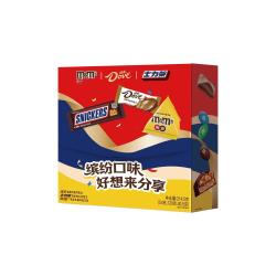 德芙 MIX缤纷礼盒 巧克力德芙mix缤纷礼盒214.5g士力架m豆巧克力好想来分享混装送礼商超