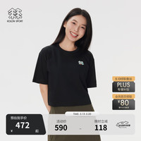 KOLON SPORT 女款短袖T恤 LKRT5AT515-BK