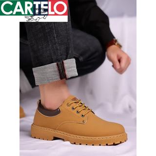  CARTELO/卡帝乐鳄鱼 防滑 男士工装靴