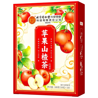 同仁堂 苹果山楂红枣枸杞茶 100g 花果茶