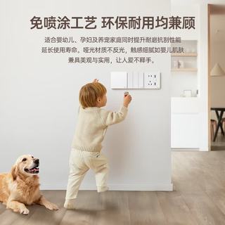 正泰 X1M 免喷涂大板 16A三孔插座 菱花白