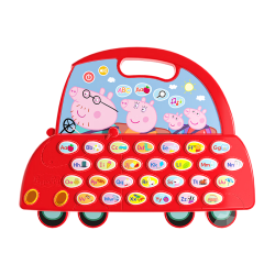 vtech 儿童玩具小猪佩奇字母小汽车早教双语学习