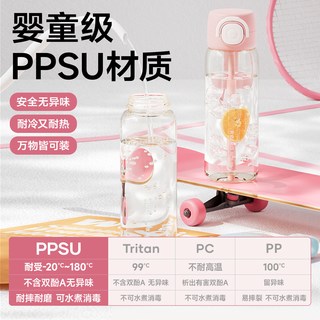 RELEA物生物 PPSU塑料吸管杯
