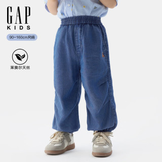  Gap/盖璞 莱赛尔天丝面料 儿童牛仔束口裤