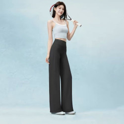 MISSWISS 凉感透气 女士直筒裤