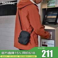 tomtoc 斜挎包 休闲轻便小挎包 男女手机包 防盗刷护照包
