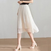 银脸狐 流光纱裤裙 半身裙