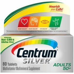 Centrum 善存 Silver中老年复合维生素矿物质补充剂含VD3 80片