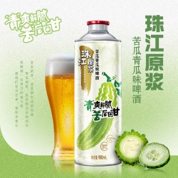 珠江啤酒 苦瓜原浆啤酒 980mL*6罐