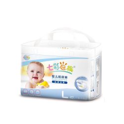 七彩e族 纸尿裤丝质全柔粘贴超薄透气干爽男女宝宝通用尿不湿
