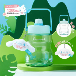 THERMOS 膳魔师 户外大容量 Tritan运动水壶 1.2L带玩偶（配挂件）