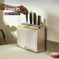 Joseph Joseph 英国厨房菜板套装8件套分类抗菌带刀砧板60227 带到菜板8件套60227