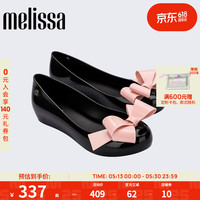 melissa 梅丽莎女士休闲外穿鱼嘴蝴蝶结芭蕾鞋时尚单鞋36125