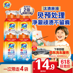 碧浪 Tide/汰渍 免预处理去渍 洗衣原液  50g×4袋