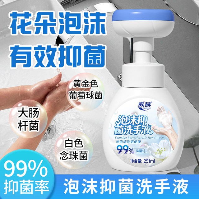 威赫 抑菌泡沫洗手液250ml