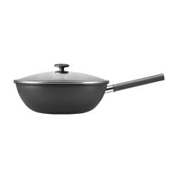 双立人 SILVER银光铁系列 精铁炒锅 30cm