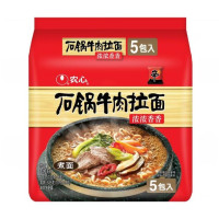 农心 辛拉面 石锅牛肉面120g*5包