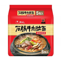农心 辛拉面 石锅牛肉面120g*5包