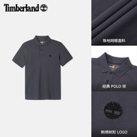Timberland 官方男装短袖POLO衫新款休闲通勤透气舒适