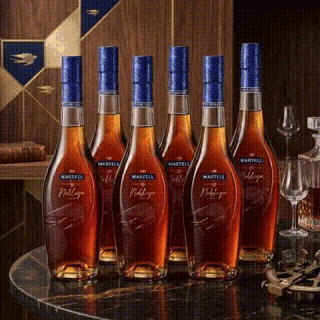 马爹利 名士VSOP 干邑白兰地 洋酒 法国进口 送礼佳选 名士500ml*6