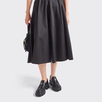 PRADA Monolith 亮面牛皮革乐福鞋 黑色 35.5