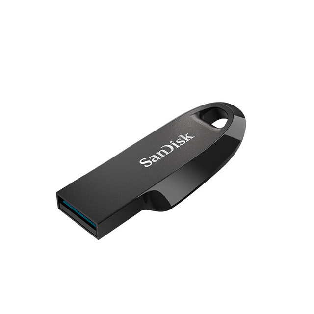 移动端、京东百亿补贴：闪迪 高速 U盘  黑色 256GB