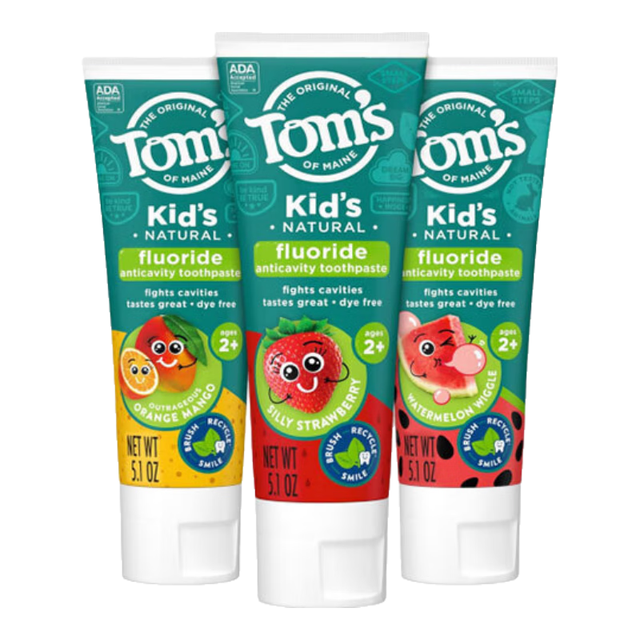 Tom's of Maine 汤姆小屋儿童牙膏 含氟 适合 2 岁及以上