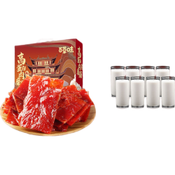 百草味 高蛋白猪肉脯 408g 休闲零食