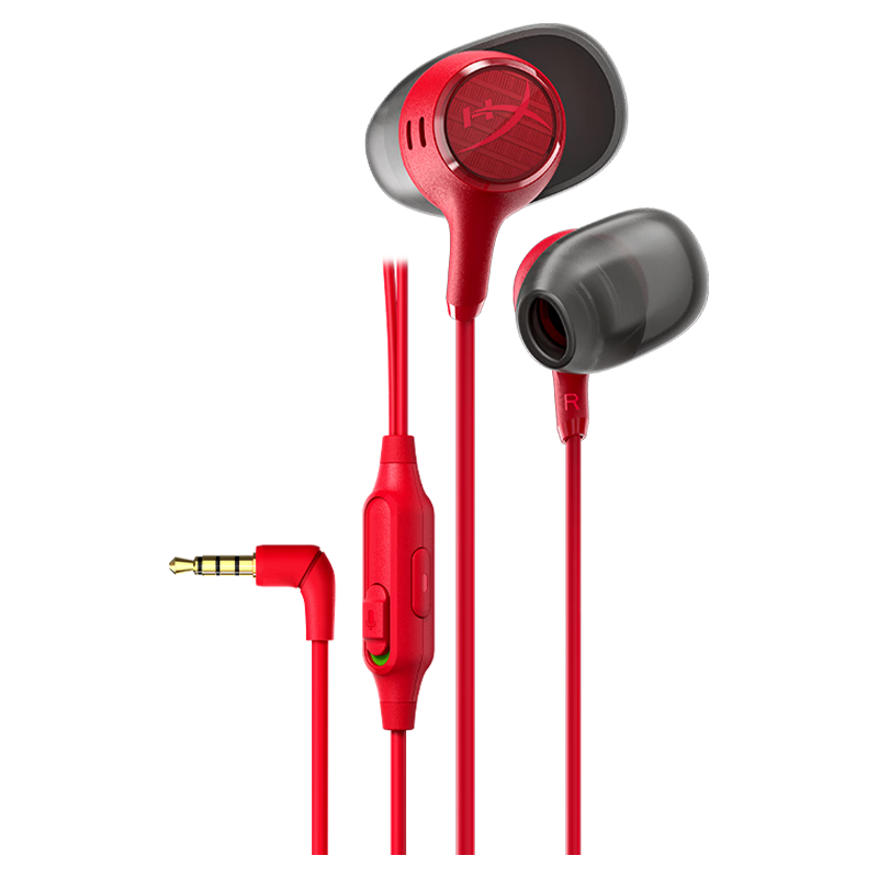 HYPERX/极度未知 降噪麦克风 电竞游戏耳机 【云雀3红-】