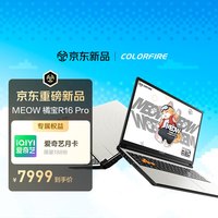 七彩虹 COLORFIREMEOW 橘宝 R16 Pro 16英寸锐龙R7游戏笔记本电脑 (R7-8745HX 16G 512G RTX5060)