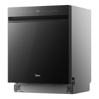 美的 X6S Ultra 105℃热风烘干 黑色 20套 嵌入式洗碗机