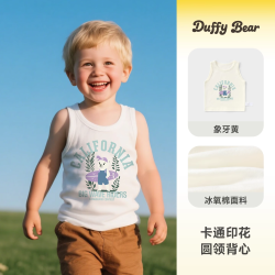 小班郎 儿童背心夏季薄款宝宝无袖T恤夏装纯棉男女童夏天上衣衣服