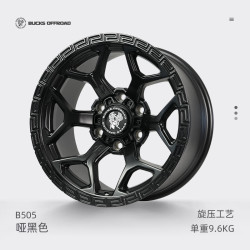 BUCKS OFFROAD雄鹿B505轻量化内防脱负值越野轮毂BJ40哈弗H5坦克300/400大道