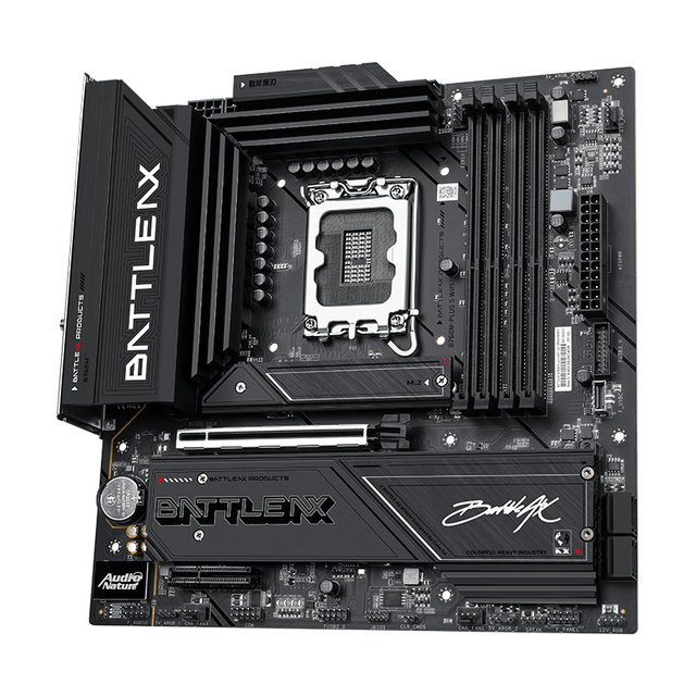 七彩虹 PLUS 七彩虹 七彩虹（Colorful）BATTLE-AX B760M-PLUS S WIFI7 V20 超级黑刃 支持