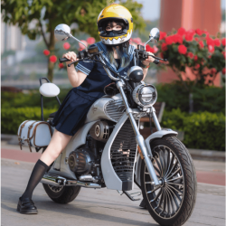 宗申 自动档 摩托车 民谣白