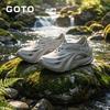 GOTO 星豚洞洞鞋 EVA一体成型防滑 墨染白 37 溯溪鞋