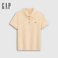 Gap 盖璞 吸湿速干凉感 黄色 M 女士POLO衫