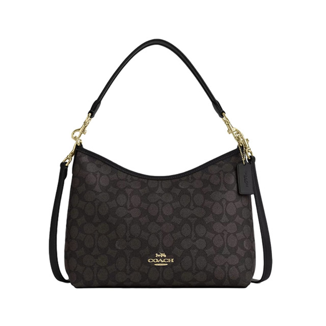 COACH 【520礼物】Laurel31流浪包HOBO大容量单肩斜挎女包CV975520