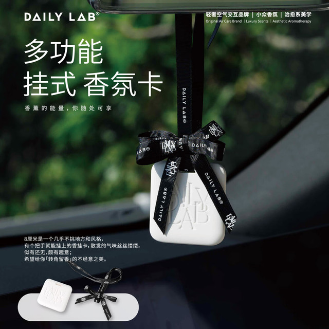 DAILY LAB 日常实验室车载香薰香水挂件车内固体香氛 菩提藏松林室内