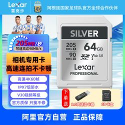 雷克沙 V60高速相机SD卡专业储存卡索尼佳能富士1667X