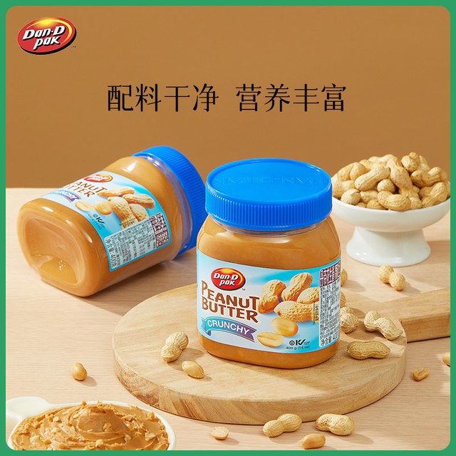 丹帝 直供山姆丹帝进口花生酱颗粒抹面包酱火锅酱料健身拌面原味调味400g