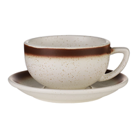 Bincoo 泽田杯 陶瓷压纹 拿铁拉花杯 300ml